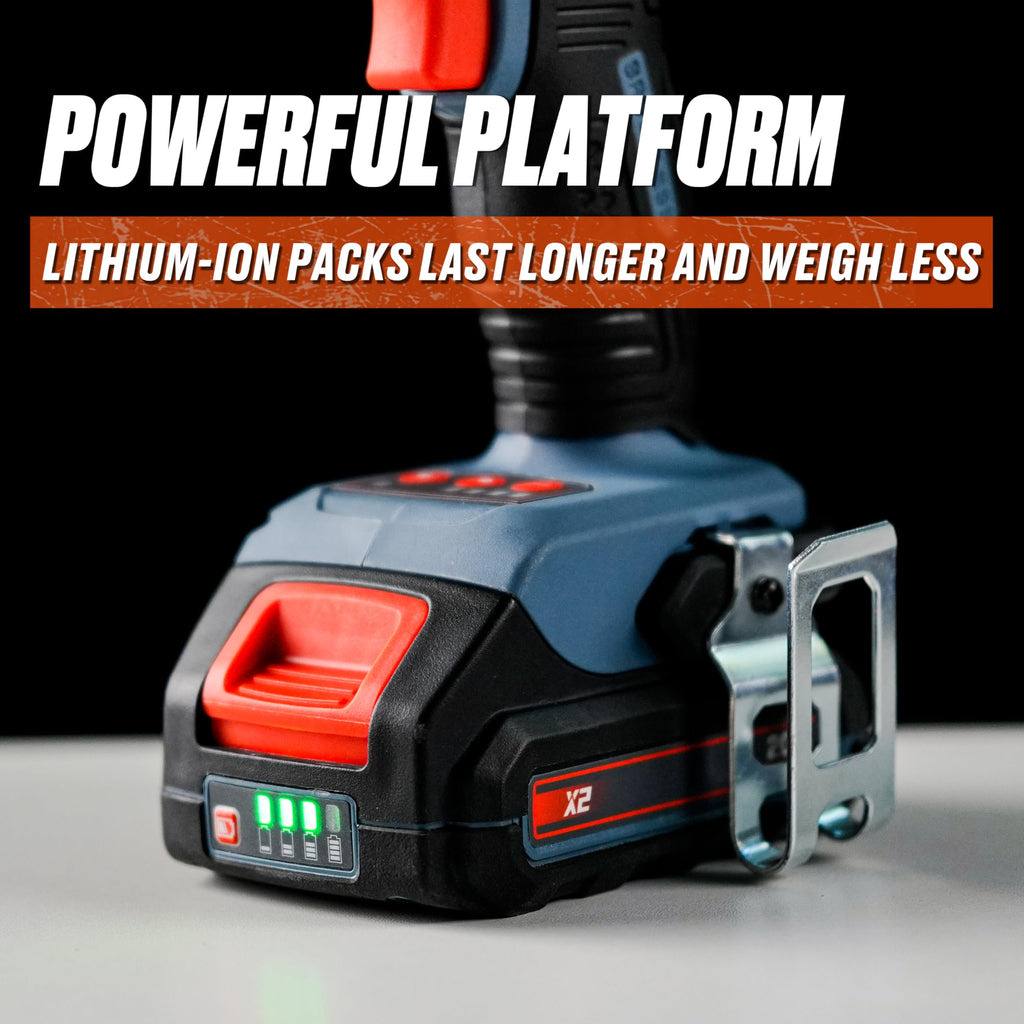 SENIX PDIX2-M2-0 20 Volt Max* X2 1/4-Inch Cordless Impact Driver, 4-Speed Battery Screwdriver with Brushless Motor and LED Light, 130 Foot-Pounds of Max Torque, Tool Only, Battery Not Included
