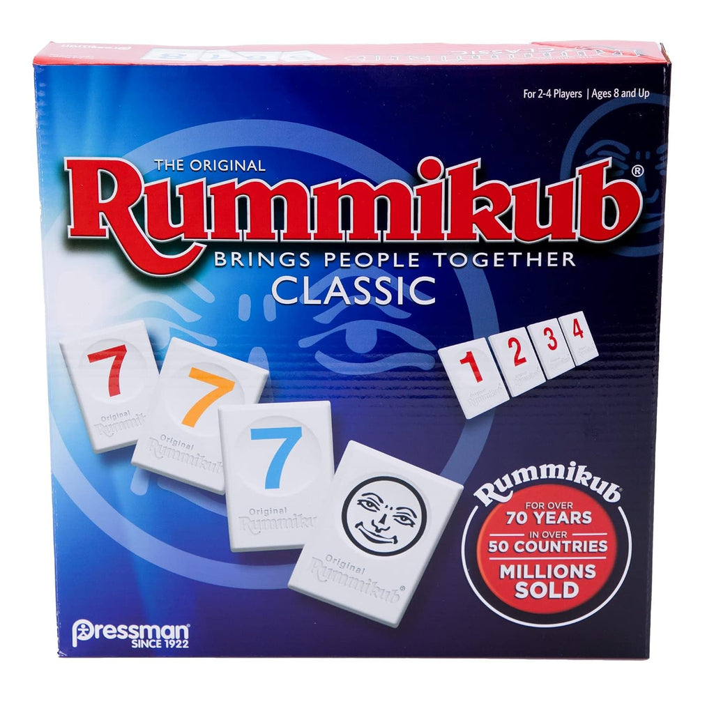 Pressman Rummikub - The Original Rummy Tile Game for 2-4 Players, Ages 8+