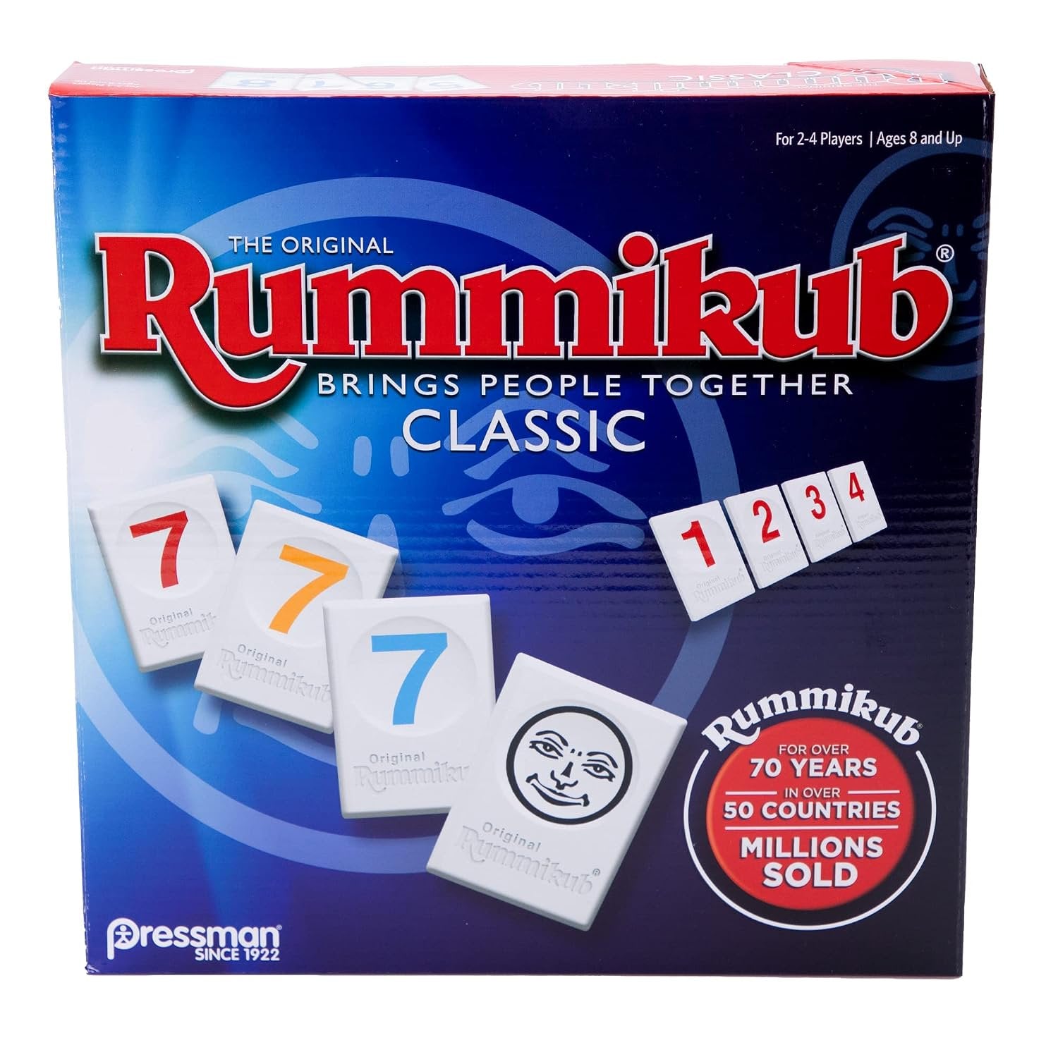 Pressman Rummikub - The Original Rummy Tile Game for 2-4 Players, Ages 8+