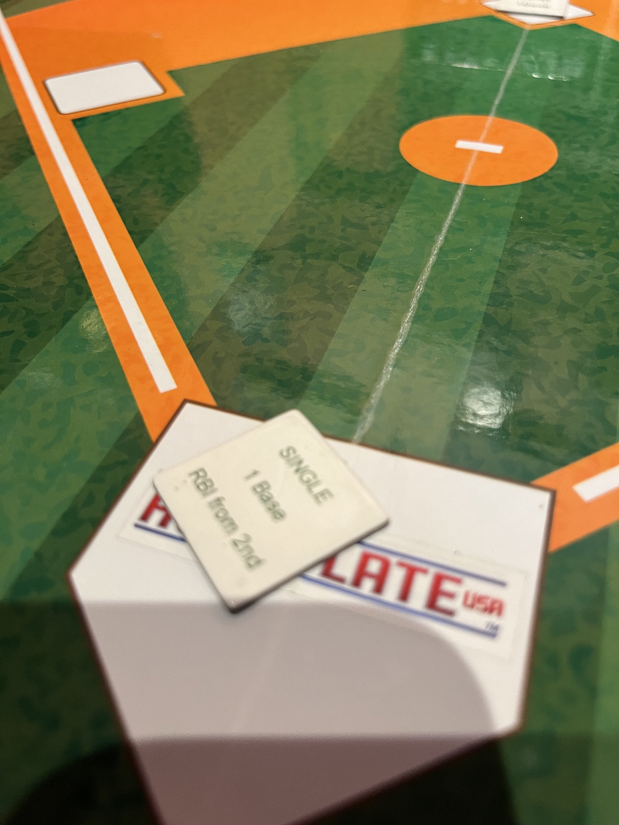 HomePlate USA Baseball Strategy Board Game, Teaching the Art of Baseball at Home, for Ages 10+, 1 or 2 Players