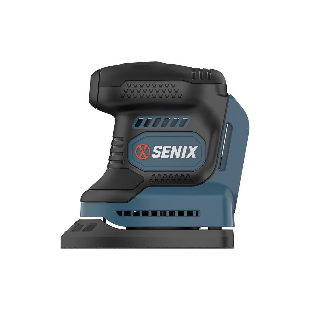 SENIX 20V Cordless Detail Sander,Electric Hand-Sander with 11,000 OPM,Lightweight & Compact Design for Woodworking,Furniture,Drywall,Paint Removal(Tool Only,No Included Battery)