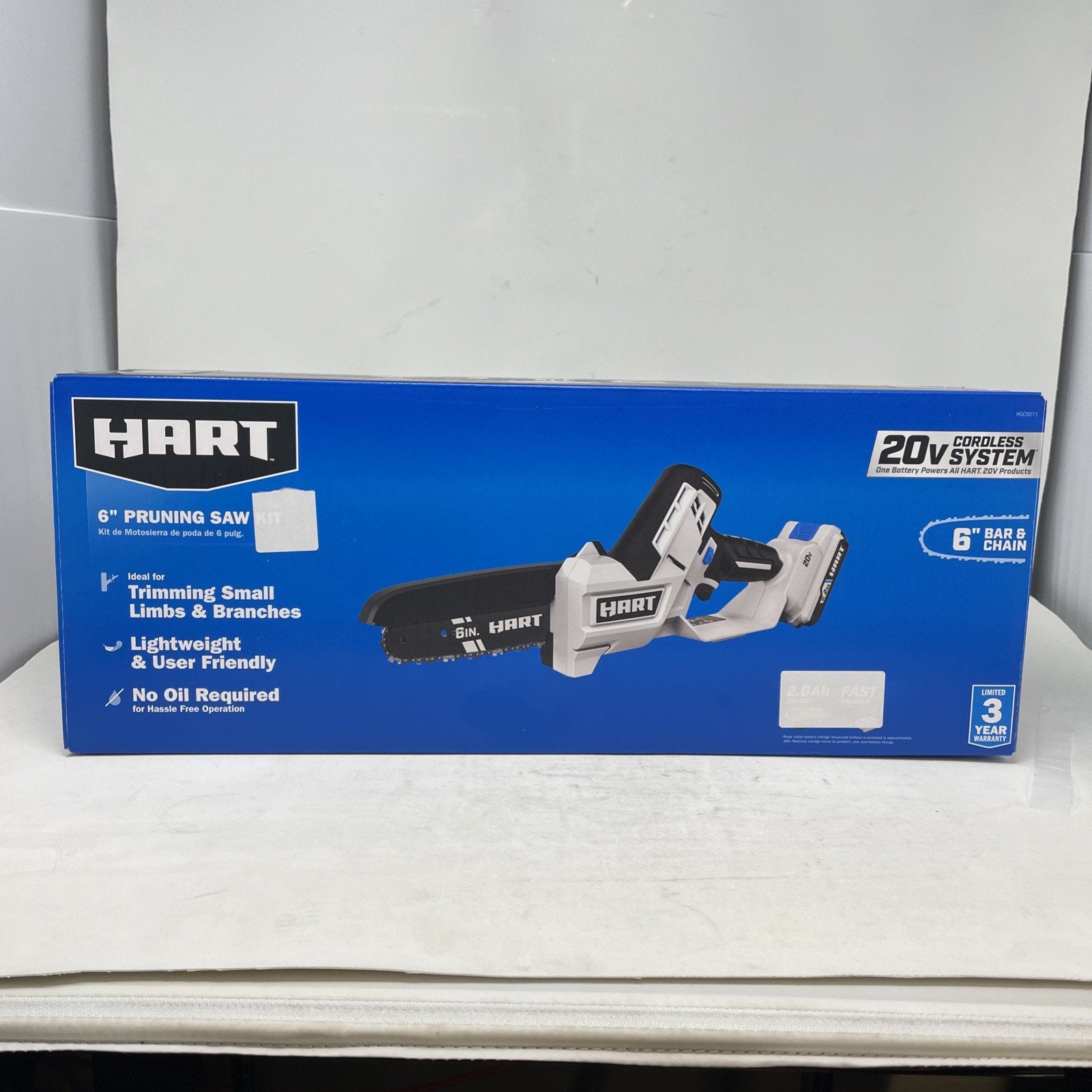 Hart HGCS071 20V Volt 6-inch Battery Powered Pruning Saw Chainsaw  *Tool Only*