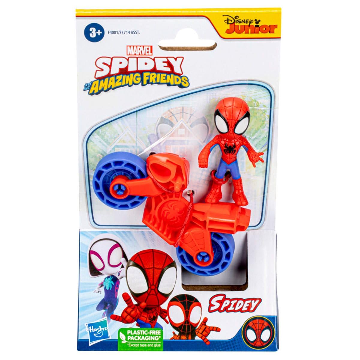 Marvel, Spider-Man with Moto Spidey, Red and Blue