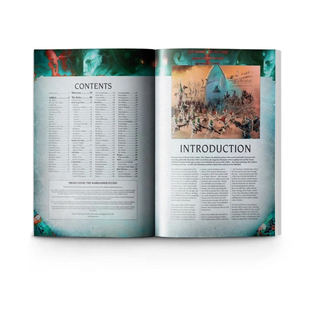 2022 Codex Aeldari 9th Edition Book Warhammer 40K